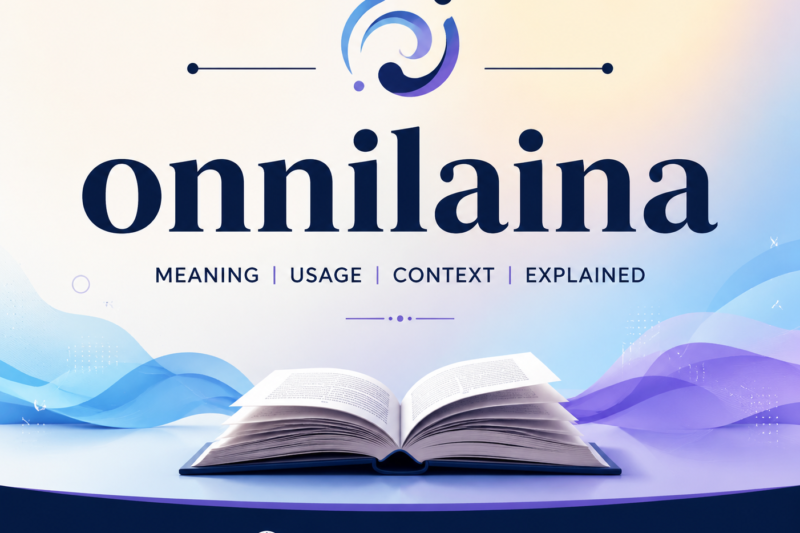 Onnilaina Explained: Meaning, Usage, and Digital Context Overview