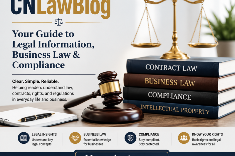cnlawblog: Simple Guide to Legal Information, Business Law, and Compliance
